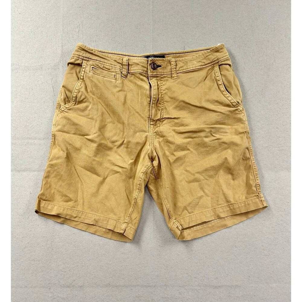 American Eagle Men's Classic Active Flex Khaki Chino Shorts Size 34